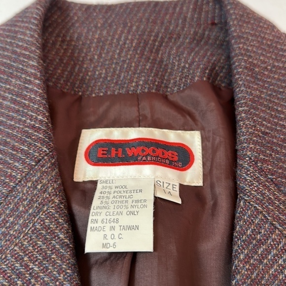 Vintage Blazer E. H. Woods blazer. Dark academia style. - Picture 4 of 15